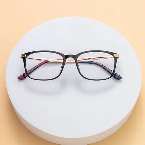 Rectangle Black Eyeglasses