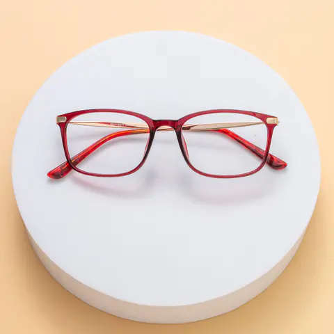 Rectangle Wine Eyeglasses