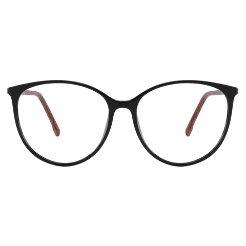 Round Black Reading Glasses
