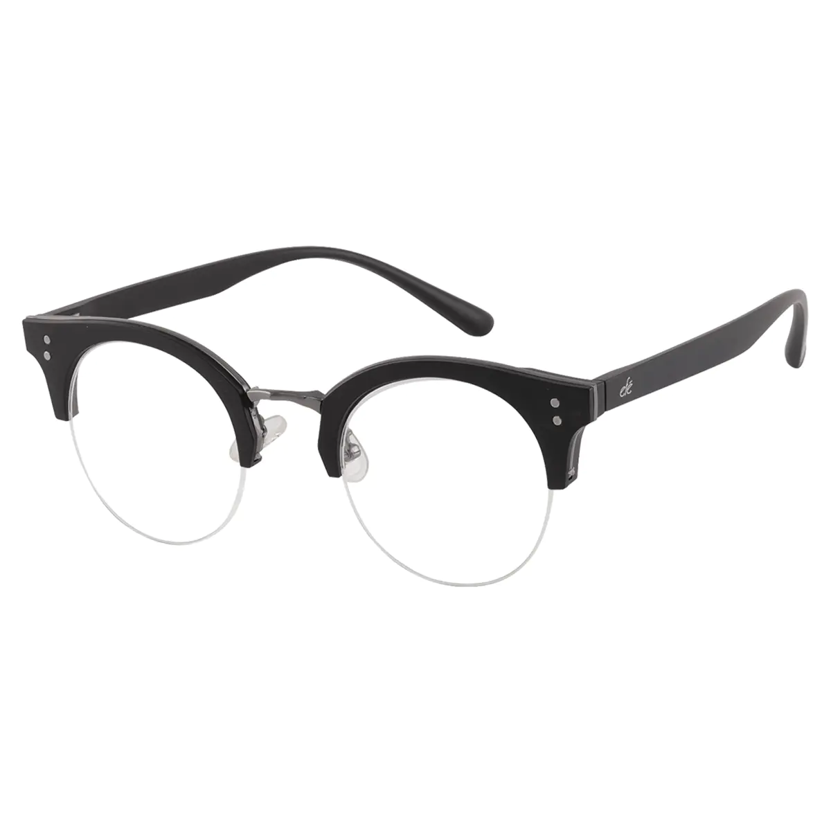 Browline Black Eyeglasses