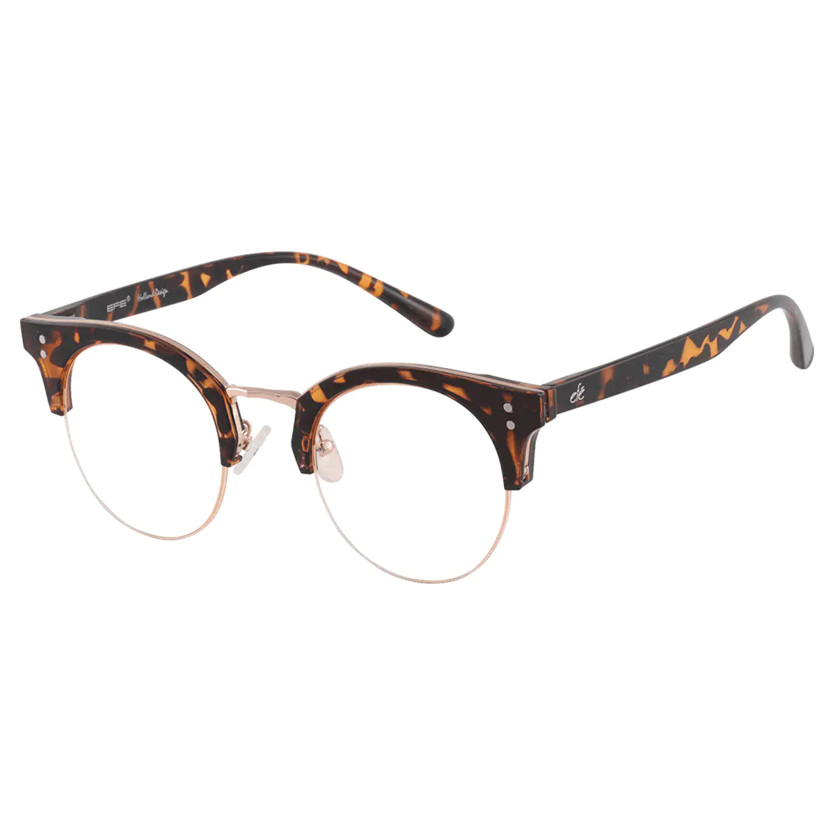Browline Tortoiseshell/Gold Eyeglasses