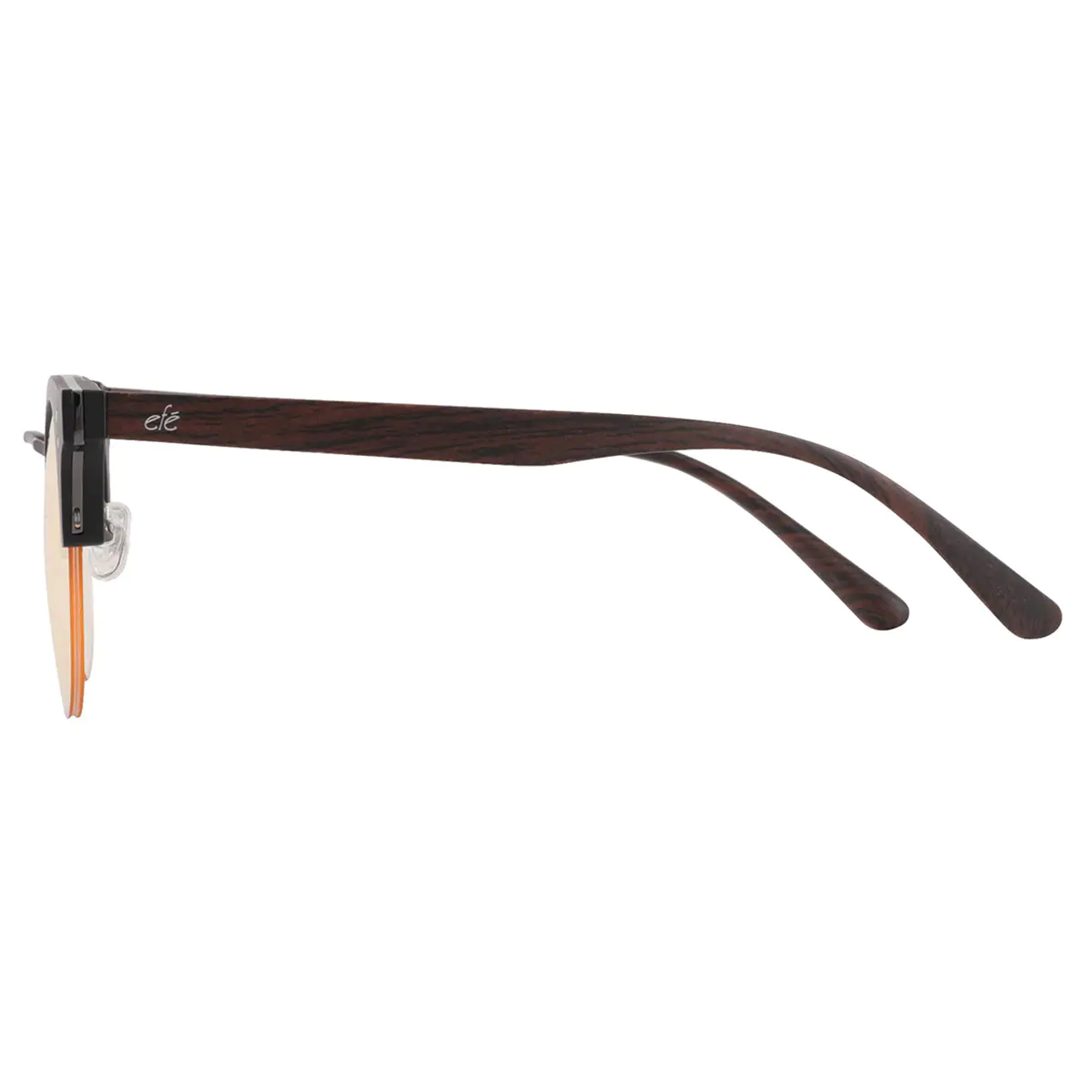 Browline Matte Black Eyeglasses