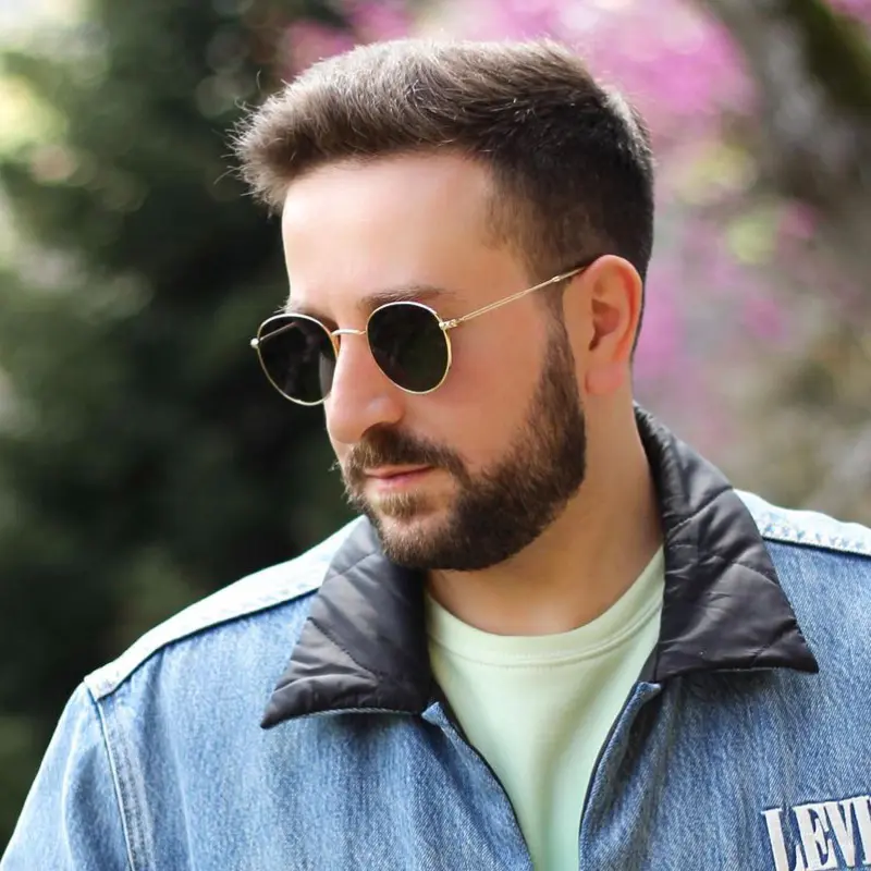 Round Gold Sunglasses