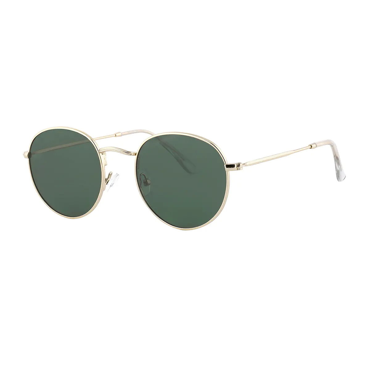 Round Gold Sunglasses