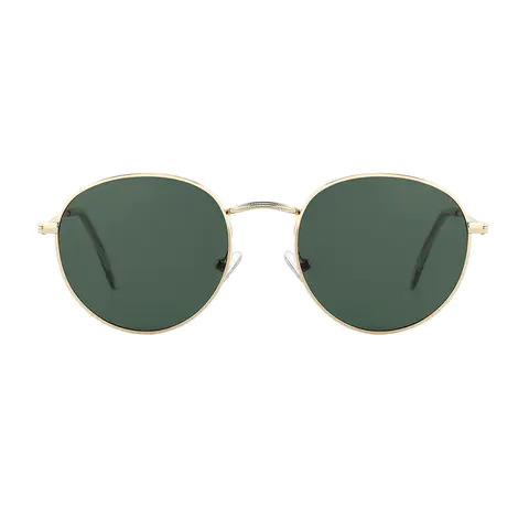 Round Gold Sunglasses