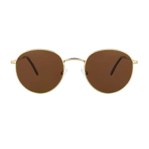Round Gold Sunglasses