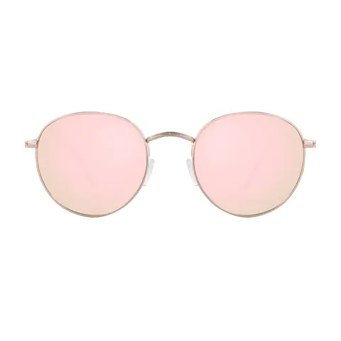 Round Rose Gold Sunglasses