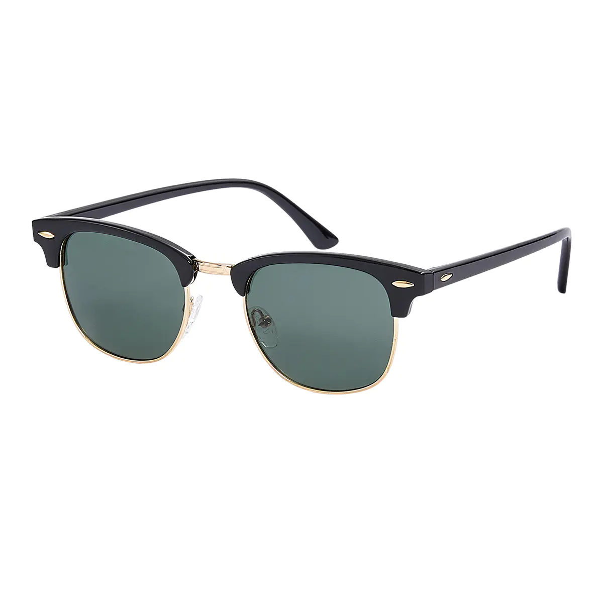 Browline Black Gold Sunglasses