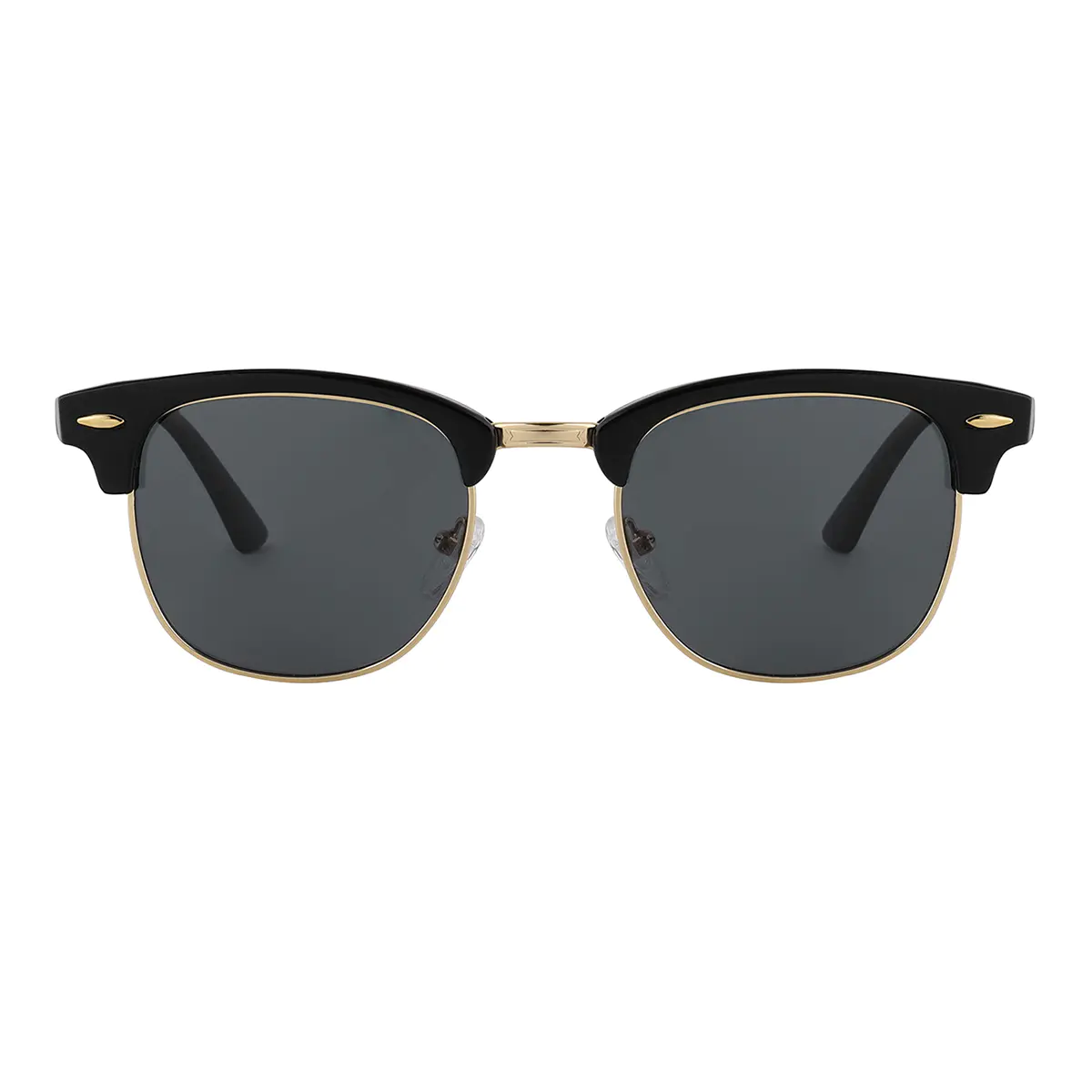 Browline Black Gold Sunglasses