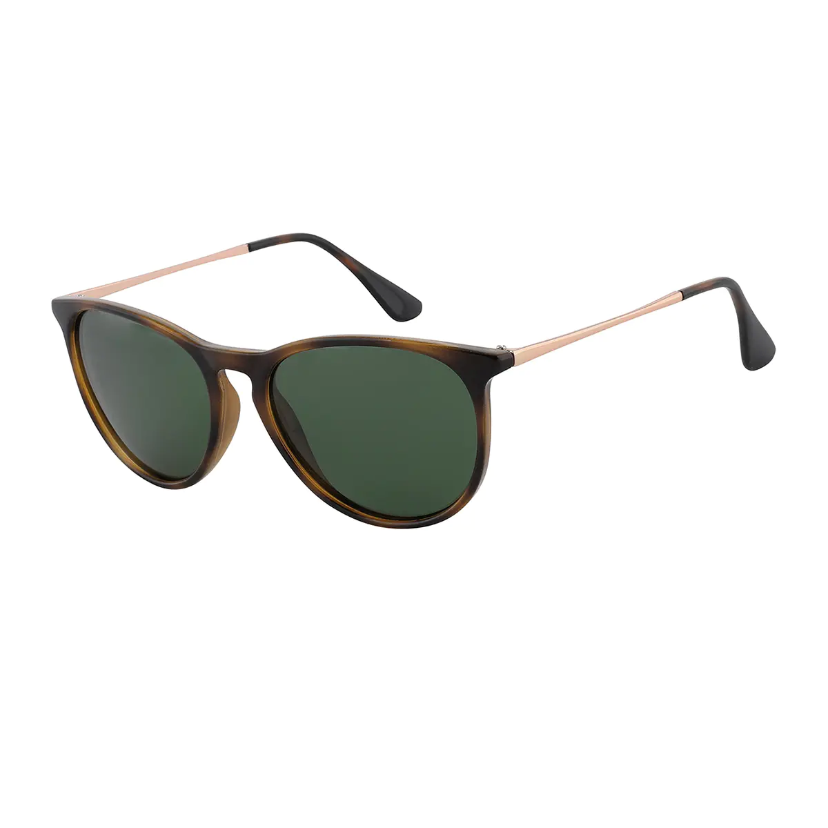Square Dark Tortoiseshell Sunglasses