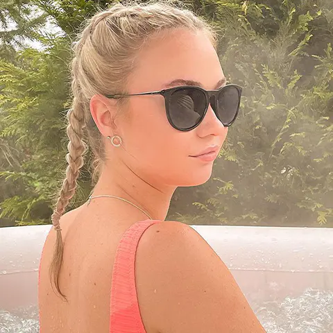 Square Black Sunglasses