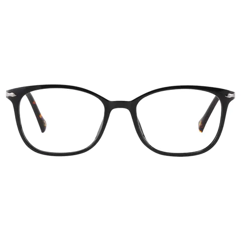 Oval Black Reading Glasses