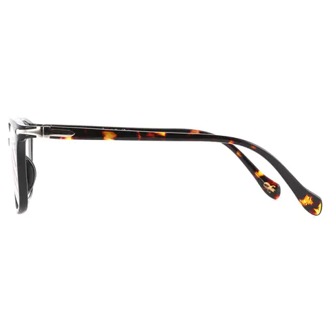 Oval Black Reading Glasses