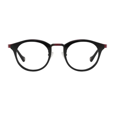 Round Black Eyeglasses