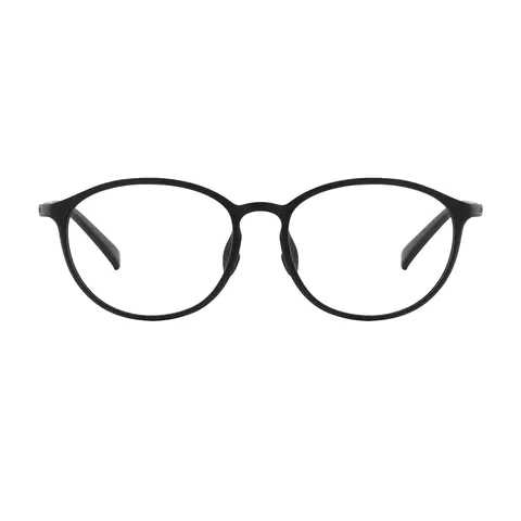 Oval Black Reading Glasses