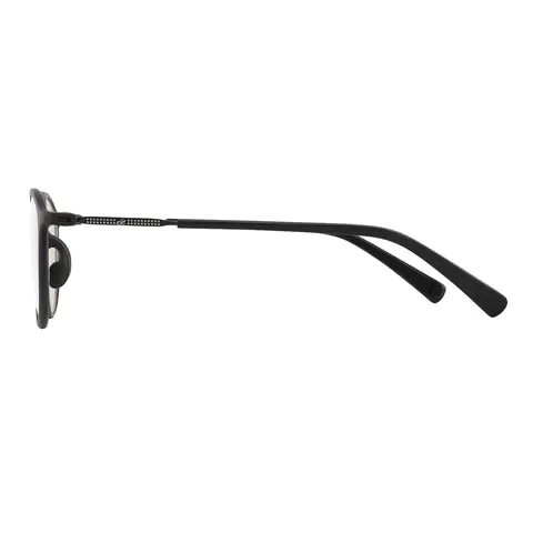 Oval Black Reading Glasses