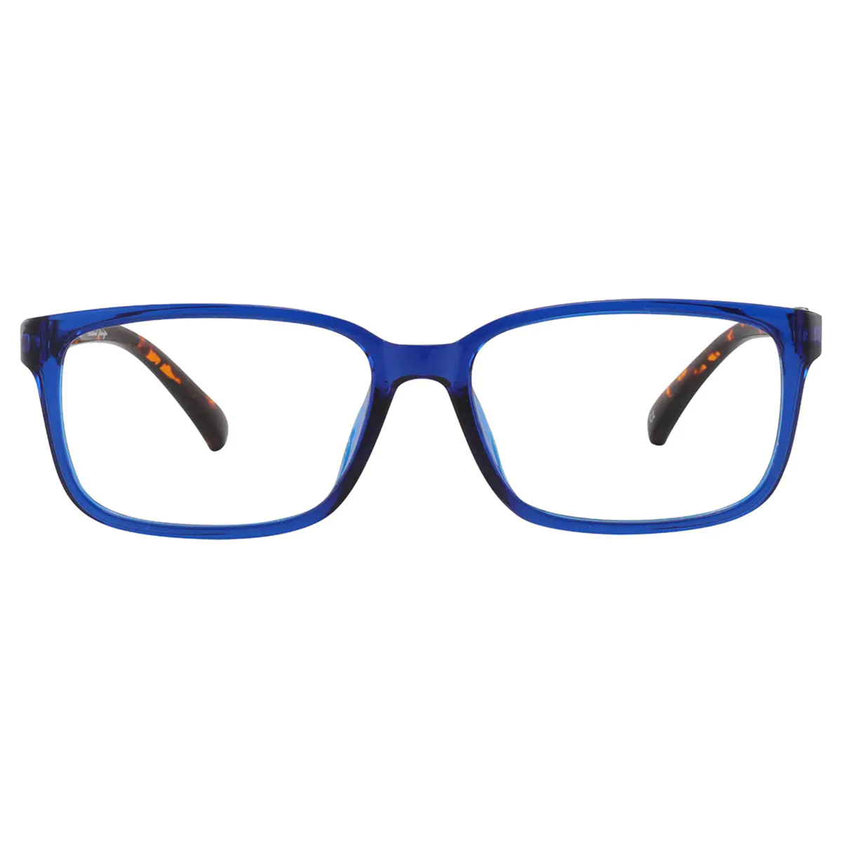Rectangle Blue Eyeglasses