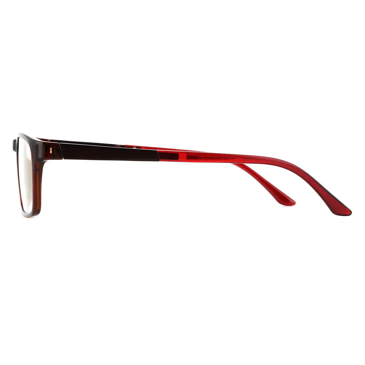 Rectangle Brown Eyeglasses