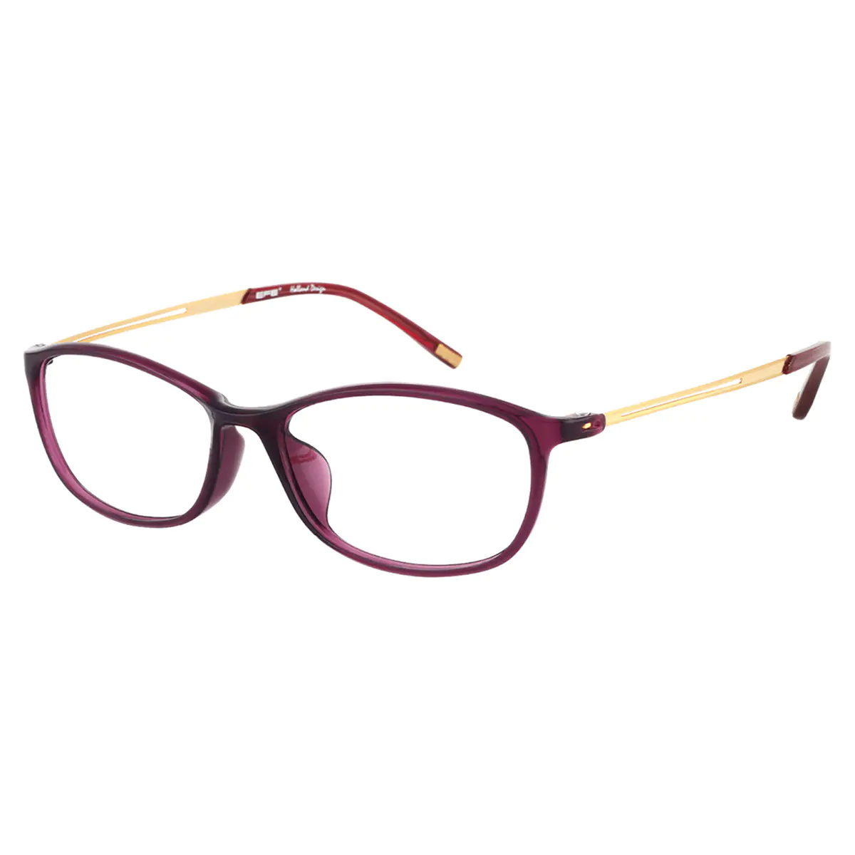 Oval Black Reading Glasses