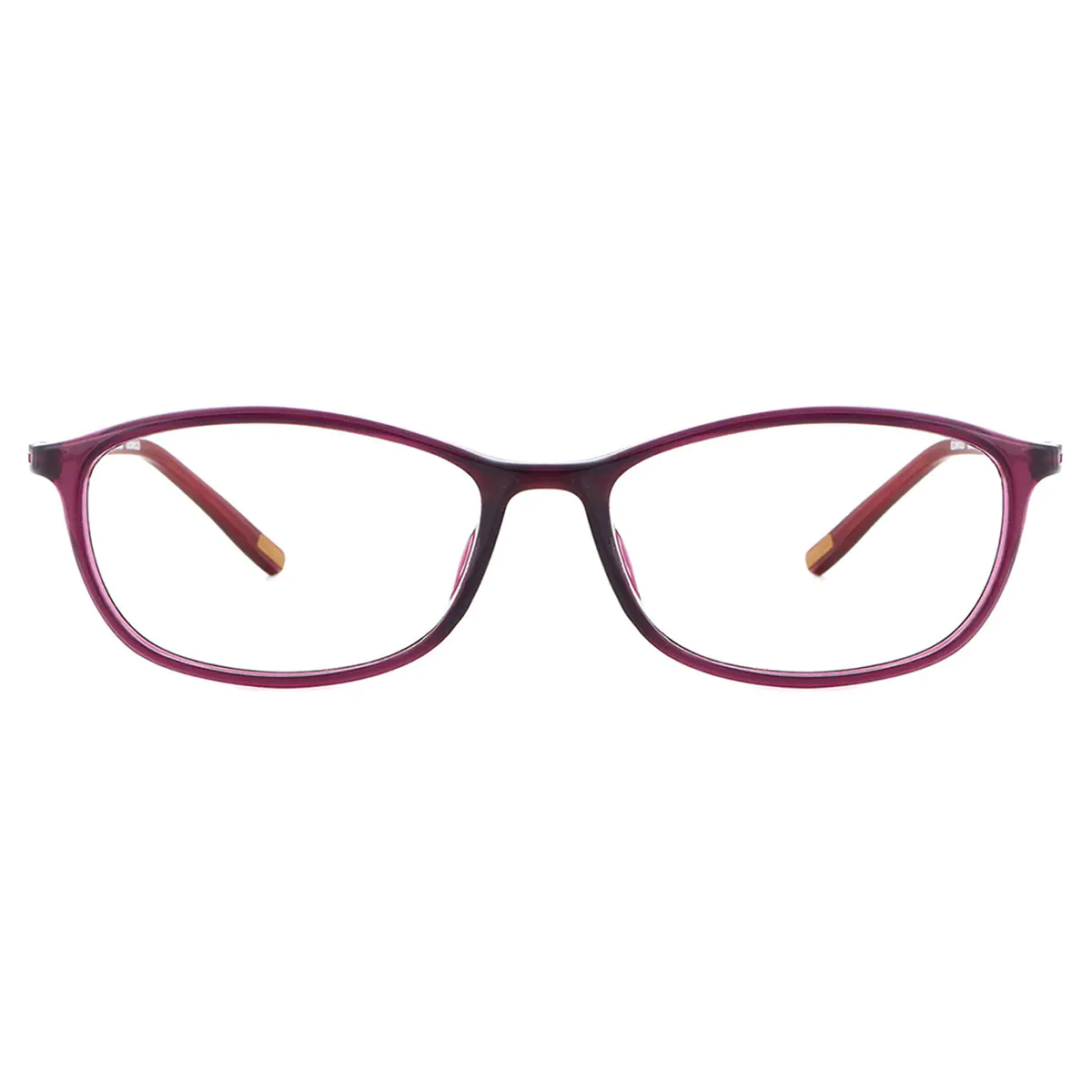 Oval Black Reading Glasses