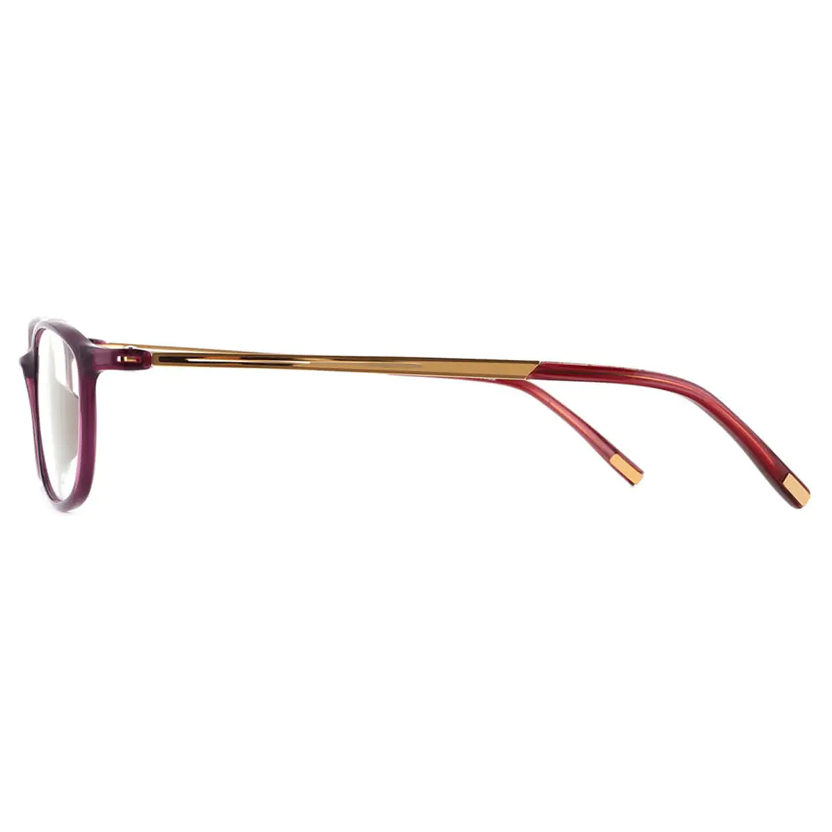 Oval Black Reading Glasses