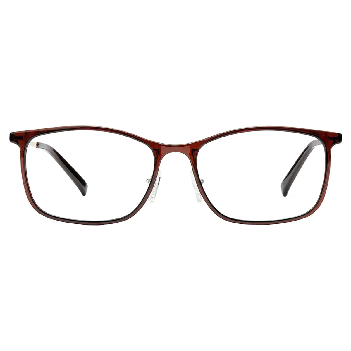 Rectangle Brown Reading Glasses