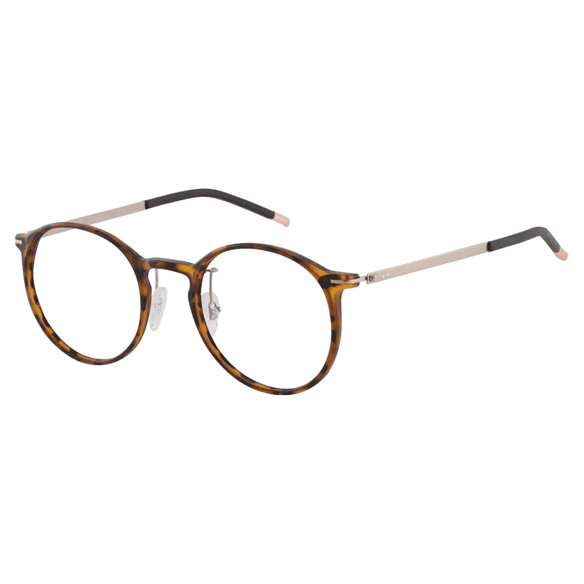 Round Tortoiseshell Eyeglasses
