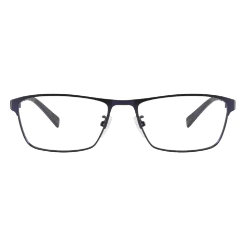 Rectangle Blue Eyeglasses