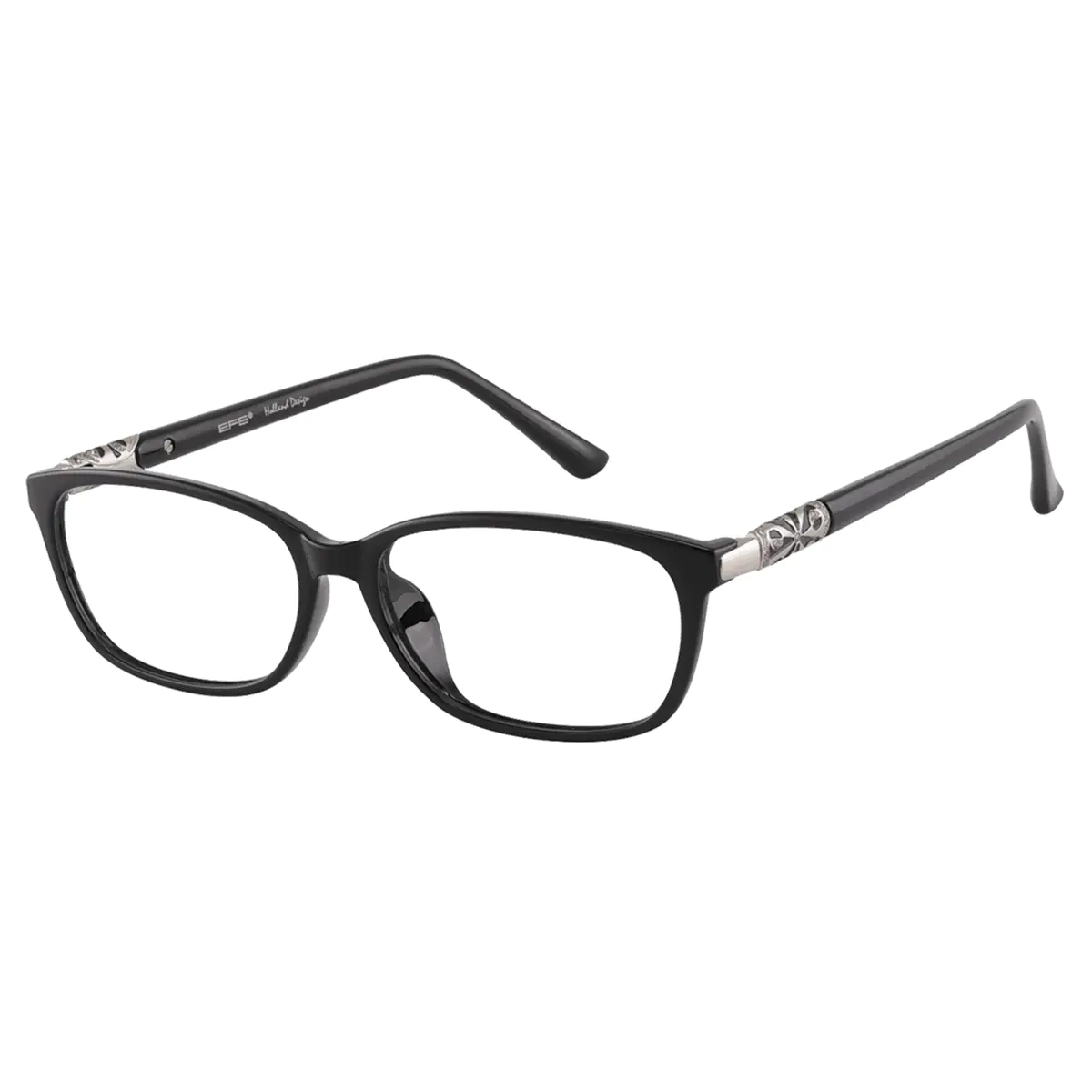 Oval Black Eyeglasses