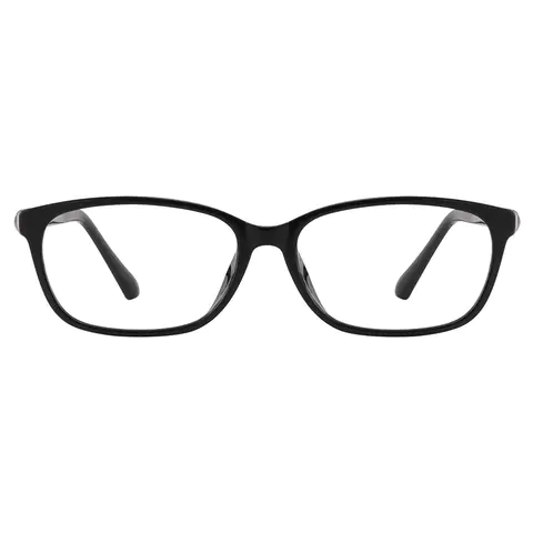 Oval Black Eyeglasses
