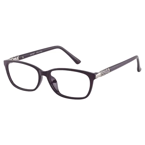 Oval Dark Purple Reading Glasses