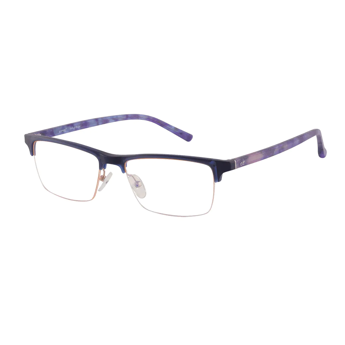 Browline Blue Eyeglasses