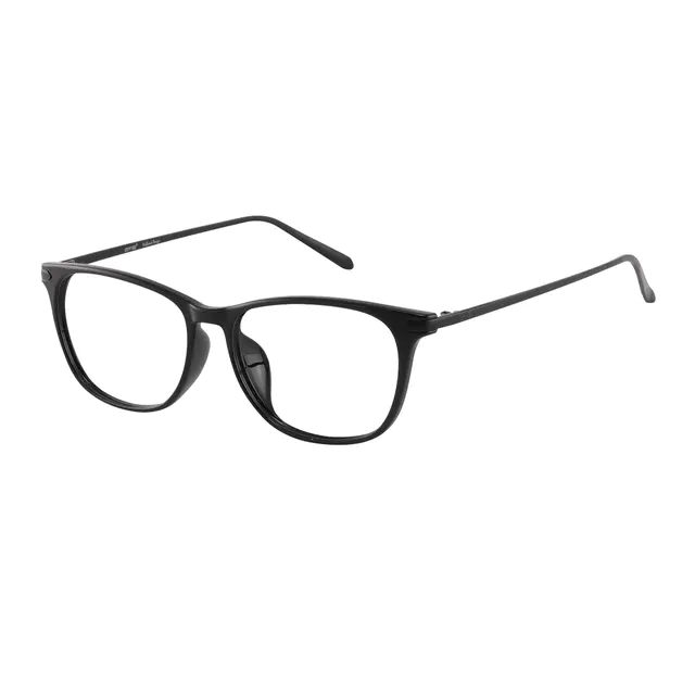 Oval Black Eyeglasses