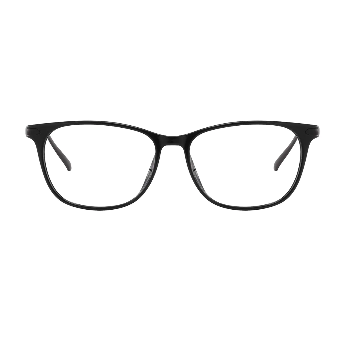 Oval Black Eyeglasses