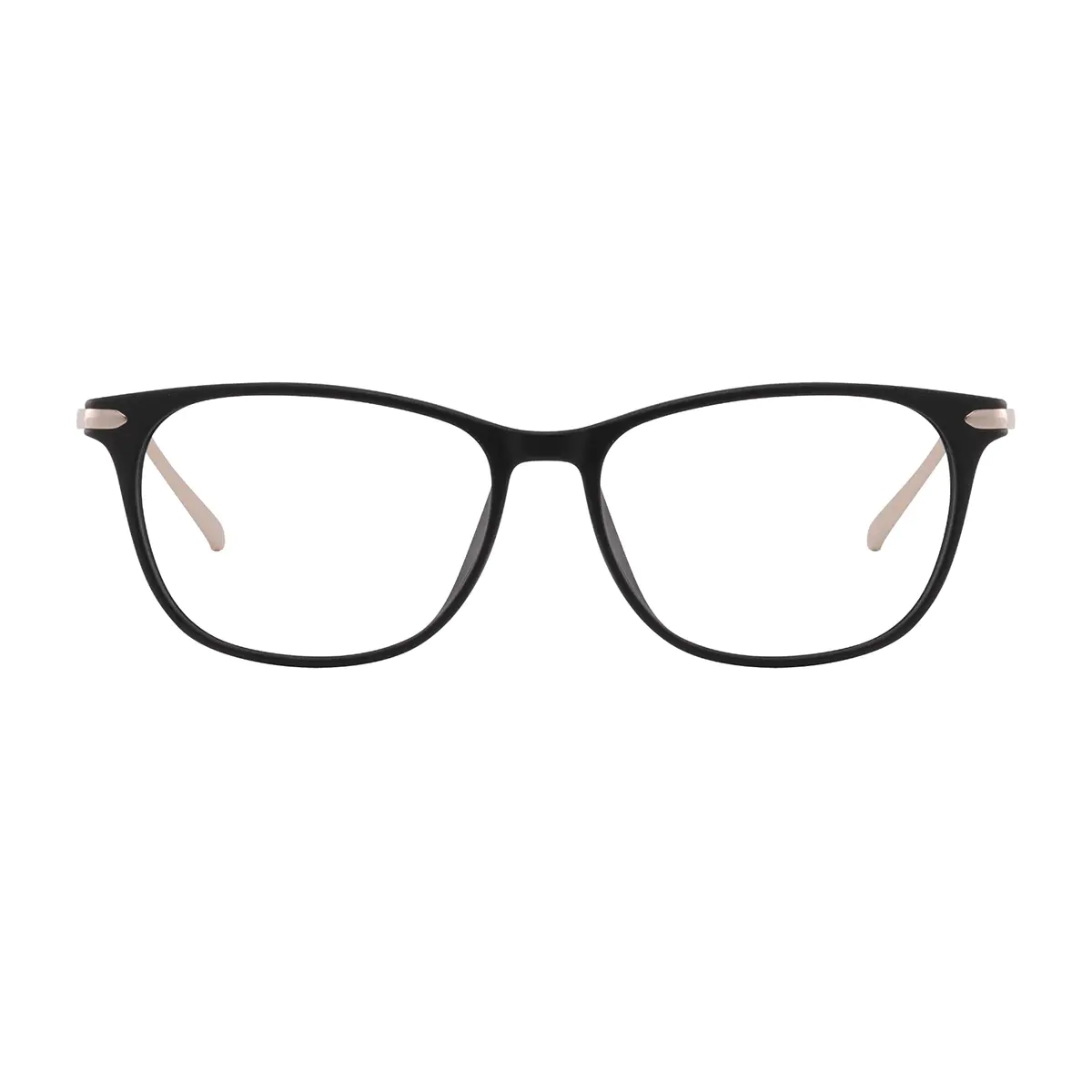 Oval Black Eyeglasses