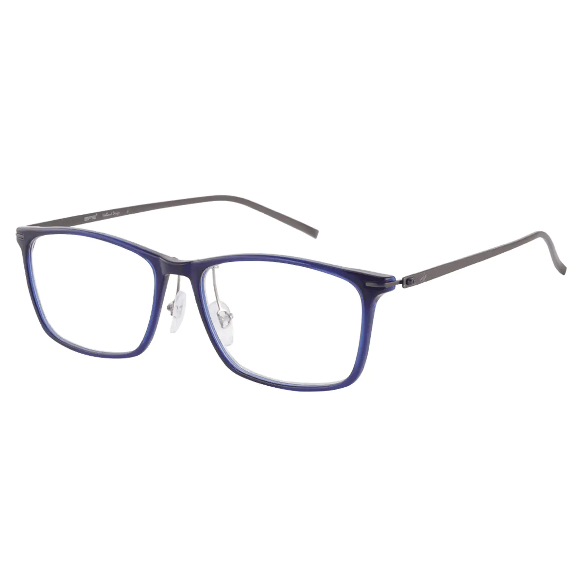 Rectangle Blue Eyeglasses