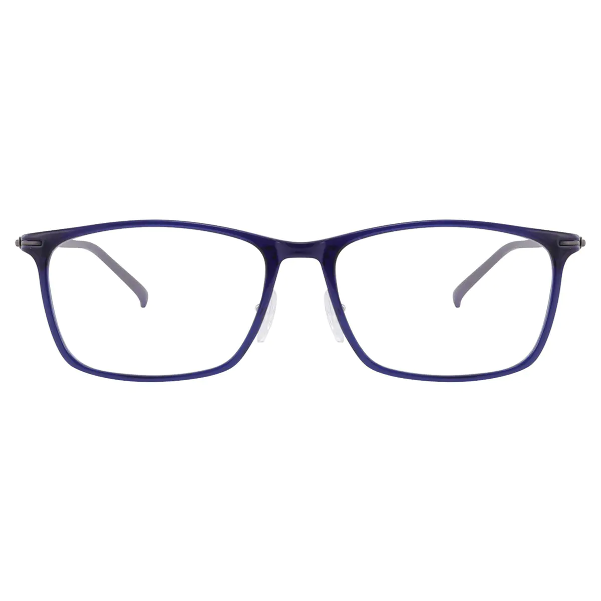 Rectangle Blue Eyeglasses