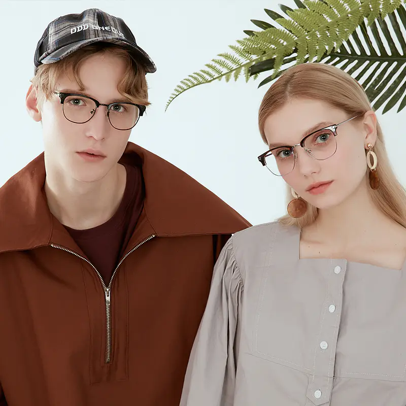 Browline Black Eyeglasses