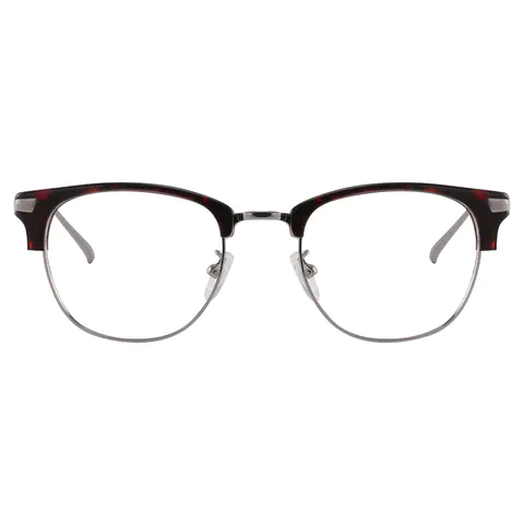 Browline Tortoiseshell Silver Reading Glasses