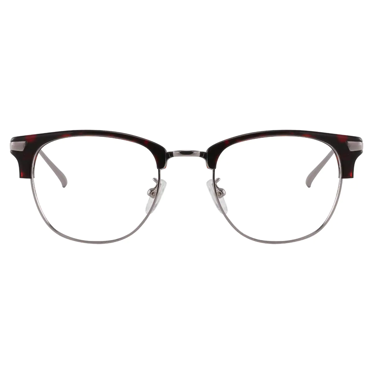 Browline Tortoiseshell Silver Reading Glasses