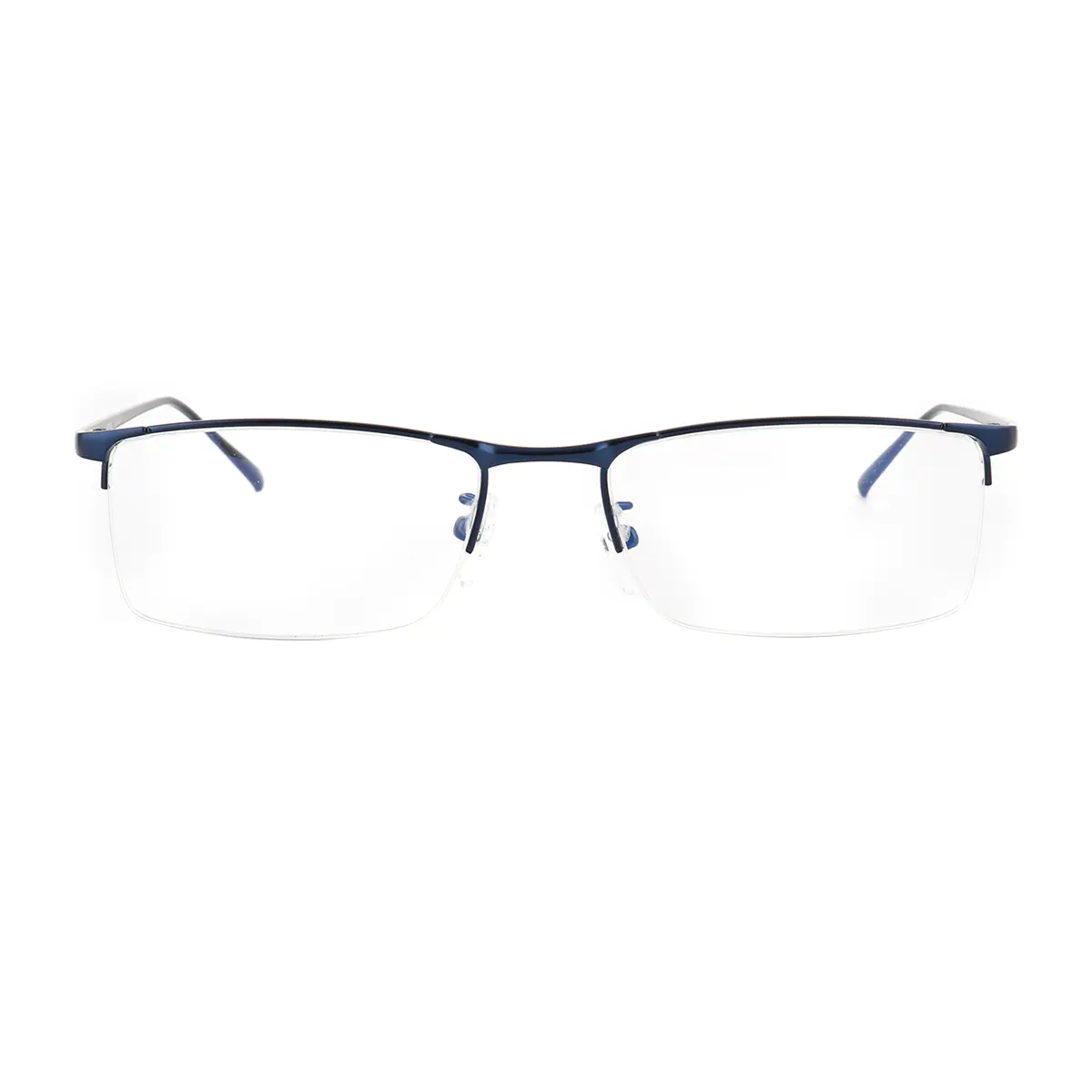 Rectangle Blue Eyeglasses