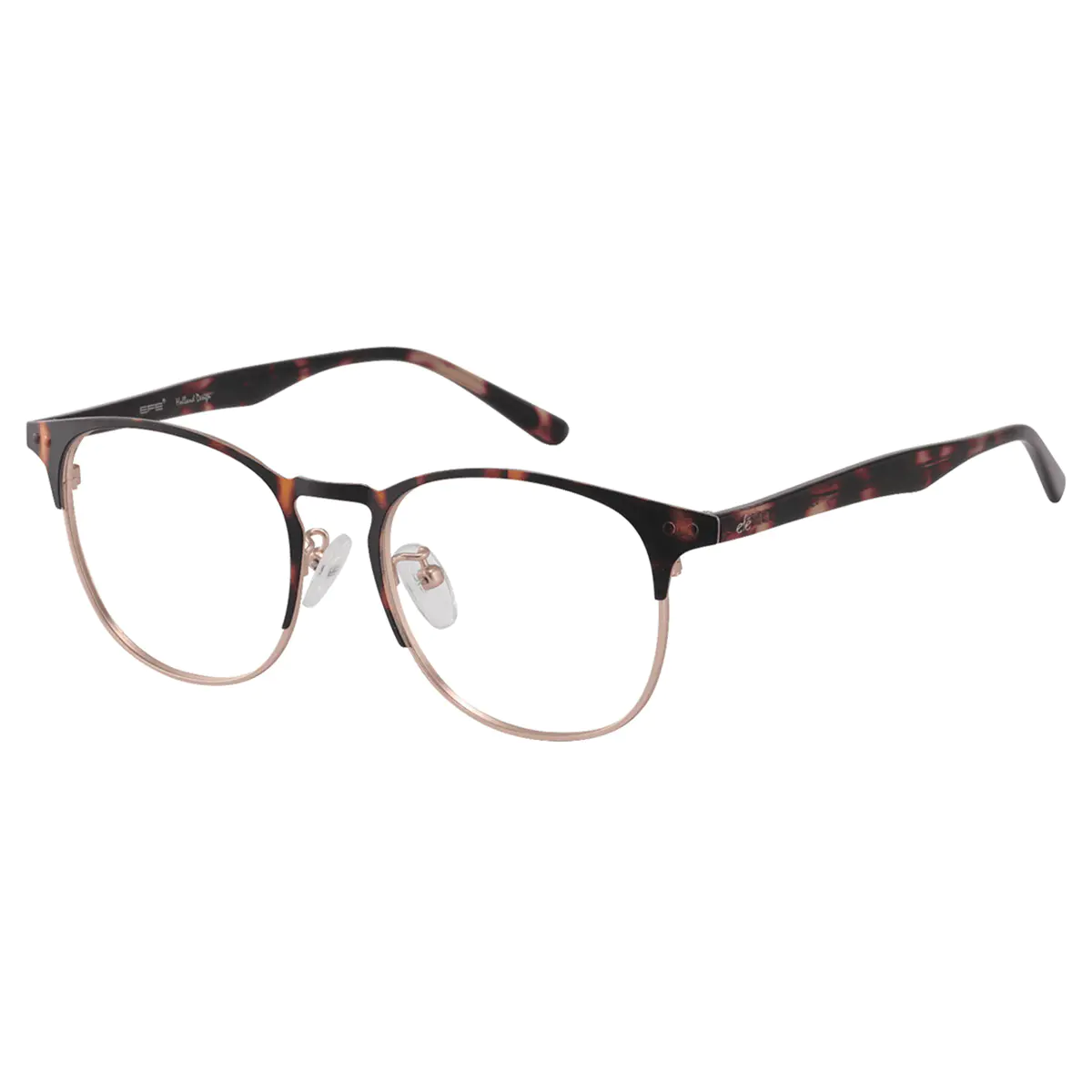 Oval Tortoiseshell Gold Reading Glasses