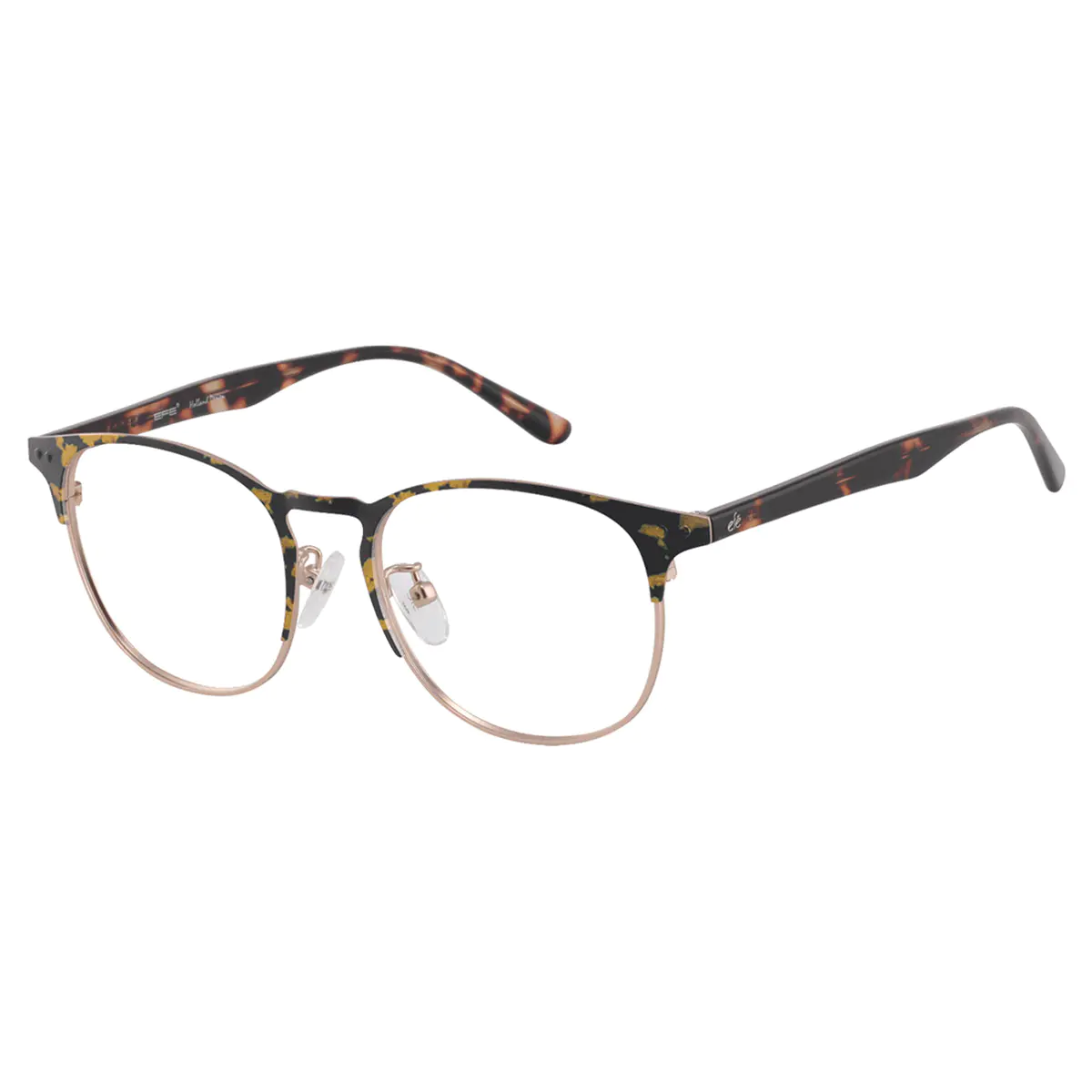 Oval Lemon Tortoiseshell Eyeglasses