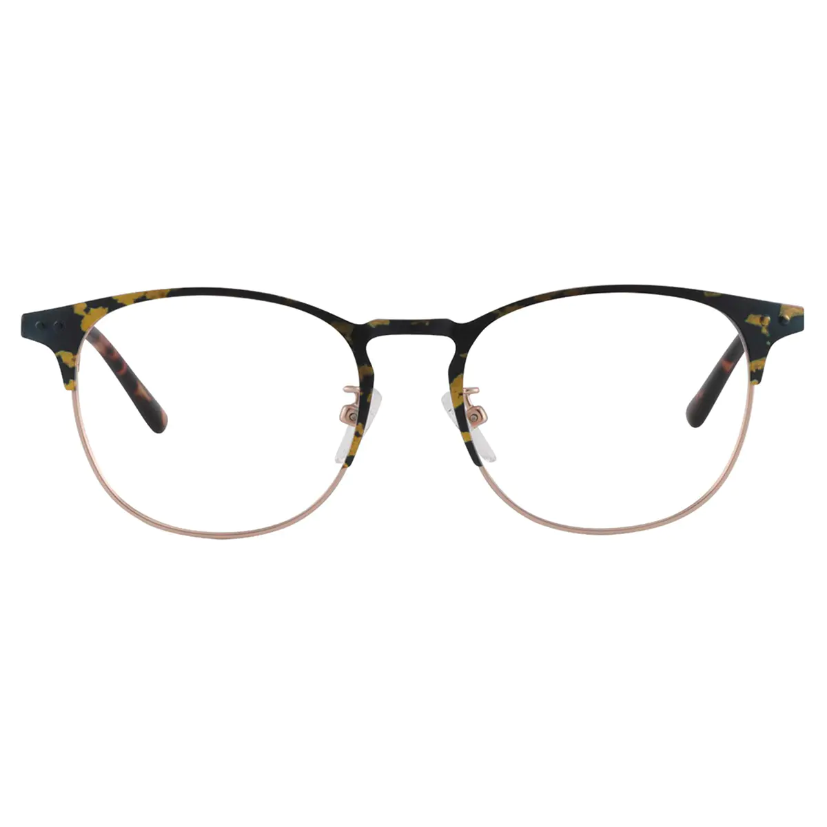 Oval Lemon Tortoiseshell Eyeglasses