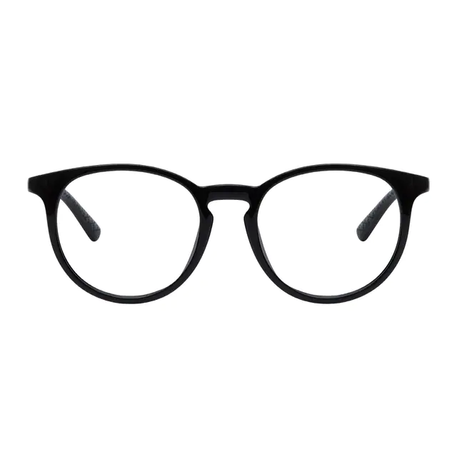 Round Black Eyeglasses