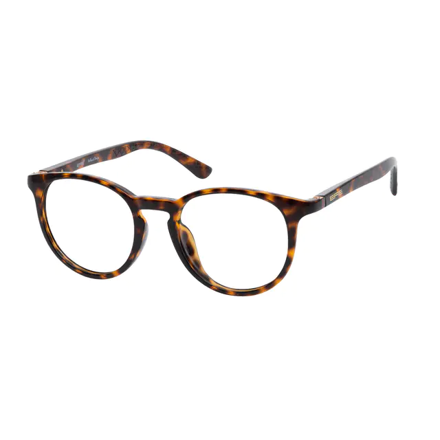 Round Tortoiseshell Eyeglasses