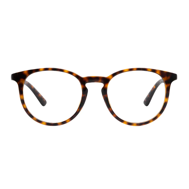 Round Tortoiseshell Eyeglasses