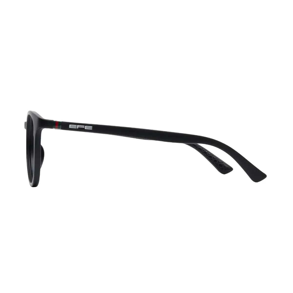 Round Matte Black Eyeglasses