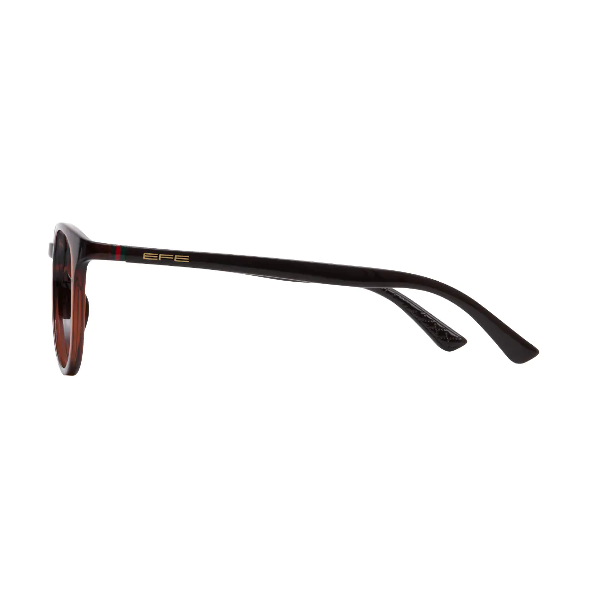 Round Brown Eyeglasses