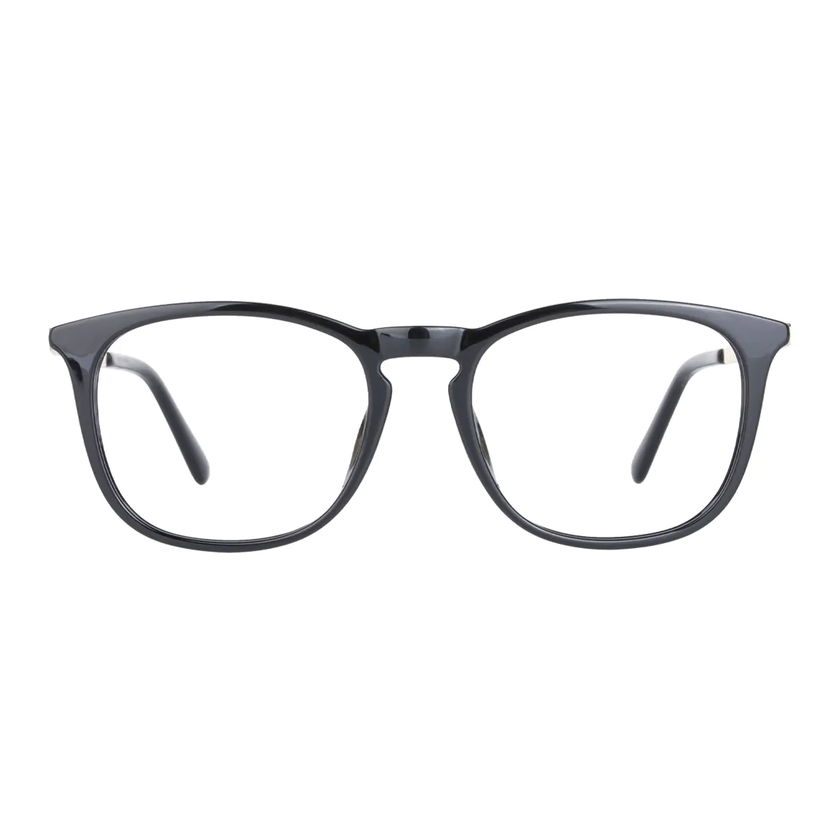 Oval Black Eyeglasses